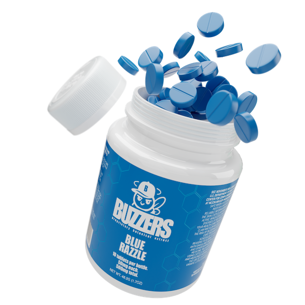 Blue Razzle - Buzzers Cat's Claw Pills