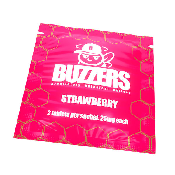 Strawberry - Buzzers Cat's Claw Tablets