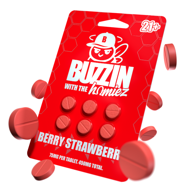 Berry Strawberry - Buzzin With The Homiez Tablets