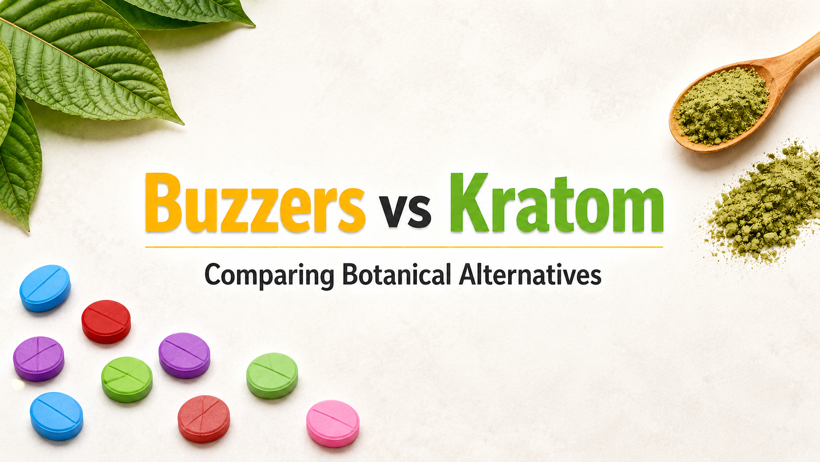 Buzzers Vs Kratom - Botanical Alternatives